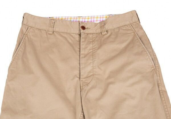 COMME des GARCONS HOMME Cotton Check Chino Pants Size XS