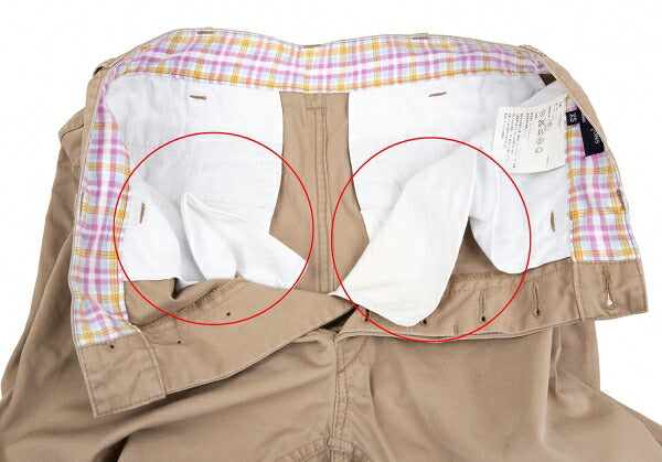 COMME des GARCONS HOMME Cotton Check Chino Pants Size XS
