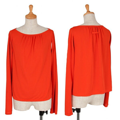 Jean Paul GAULTIER FEMME Side Open Blouse Orange Size 40