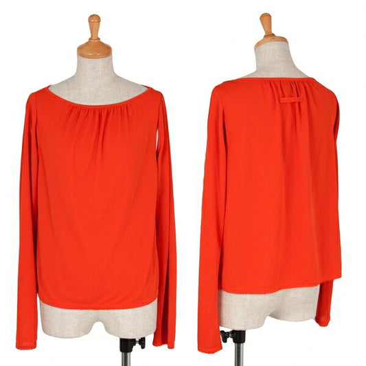 Jean Paul GAULTIER FEMME Side Open Blouse Orange Size 40