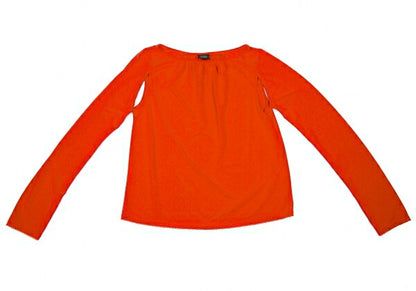 Jean Paul GAULTIER FEMME Side Open Blouse Orange Size 40