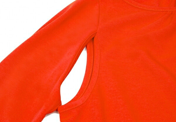 Jean Paul GAULTIER FEMME Side Open Blouse Orange Size 40