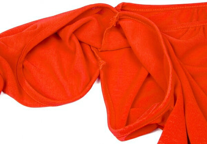 Jean Paul GAULTIER FEMME Side Open Blouse Orange Size 40