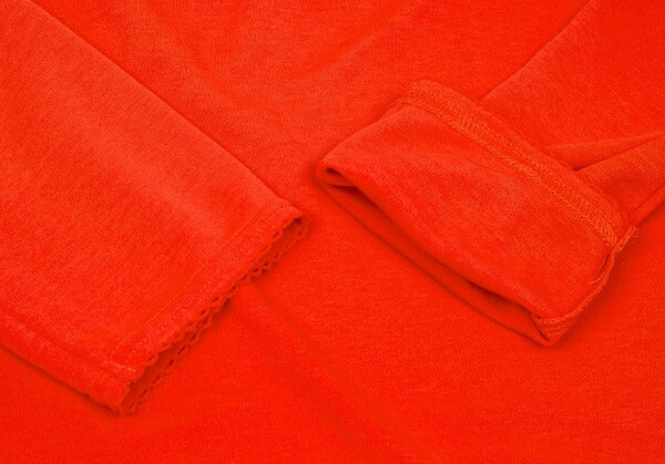 Jean Paul GAULTIER FEMME Side Open Blouse Orange Size 40