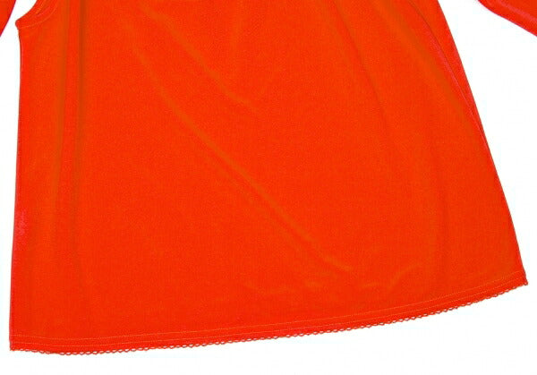 Jean Paul GAULTIER FEMME Side Open Blouse Orange Size 40