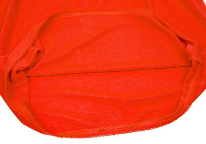 Jean Paul GAULTIER FEMME Side Open Blouse Orange Size 40