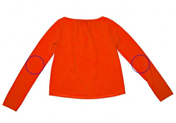 Jean Paul GAULTIER FEMME Side Open Blouse Orange Size 40