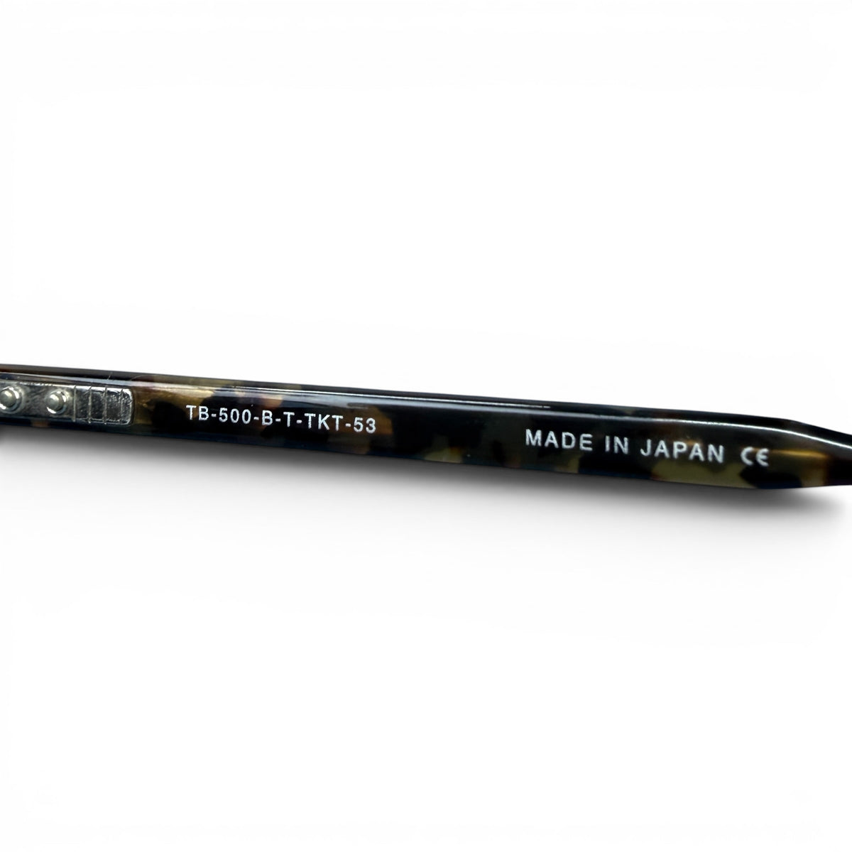 THOM BROWNE TB-500 Tortoise Round Frame