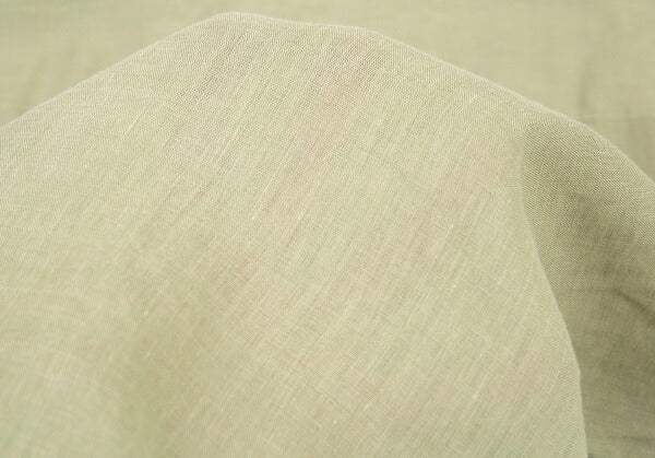 Papas Linen Shirt Light Green Size LL