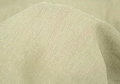 Papas Linen Shirt Light Green Size LL