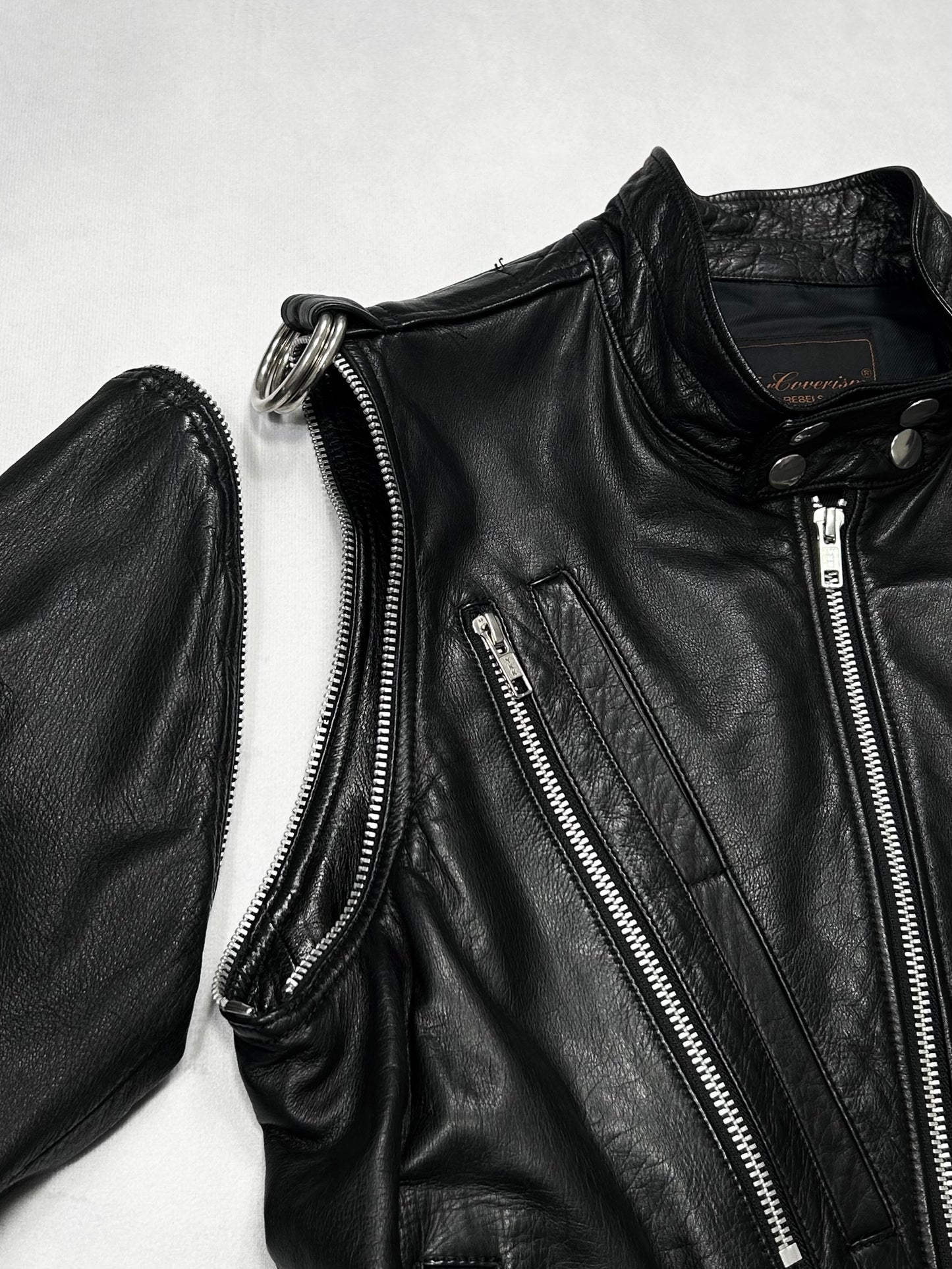 Undercover FW07 Cow Hide Leather Riders Jacket Size 2