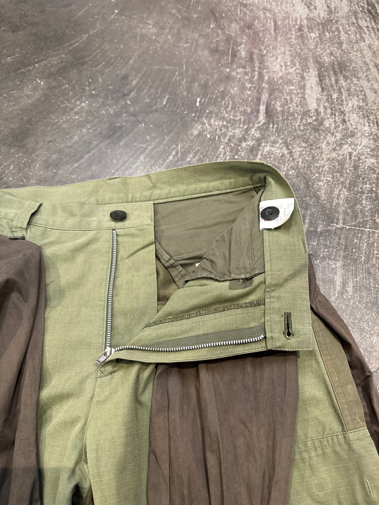undercover 01SS Khaki Cotton Pants Size M