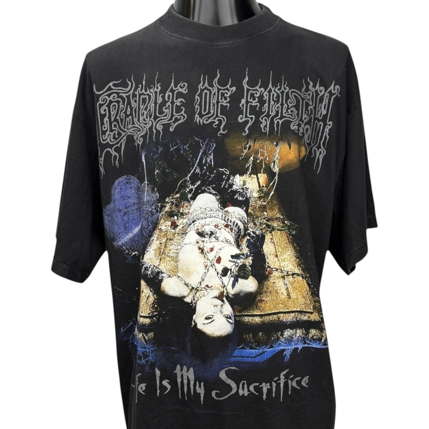 CRADLE OF FILTH 90s "Life Is My Sacrifice" T-Shirt Size XL