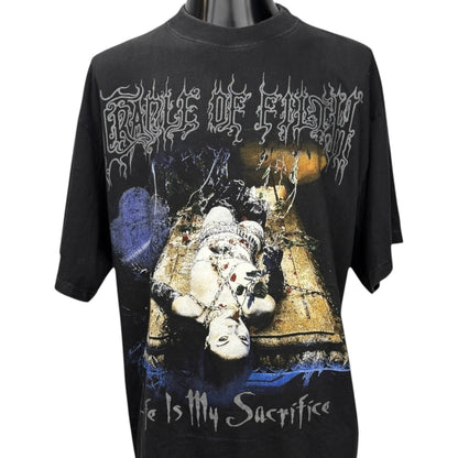 CRADLE OF FILTH 90s "Life Is My Sacrifice" T-Shirt Size XL