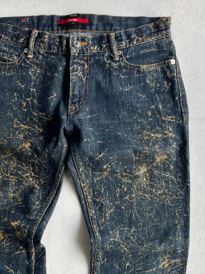 Swagger Damaged Blue Denim Pants Size 30