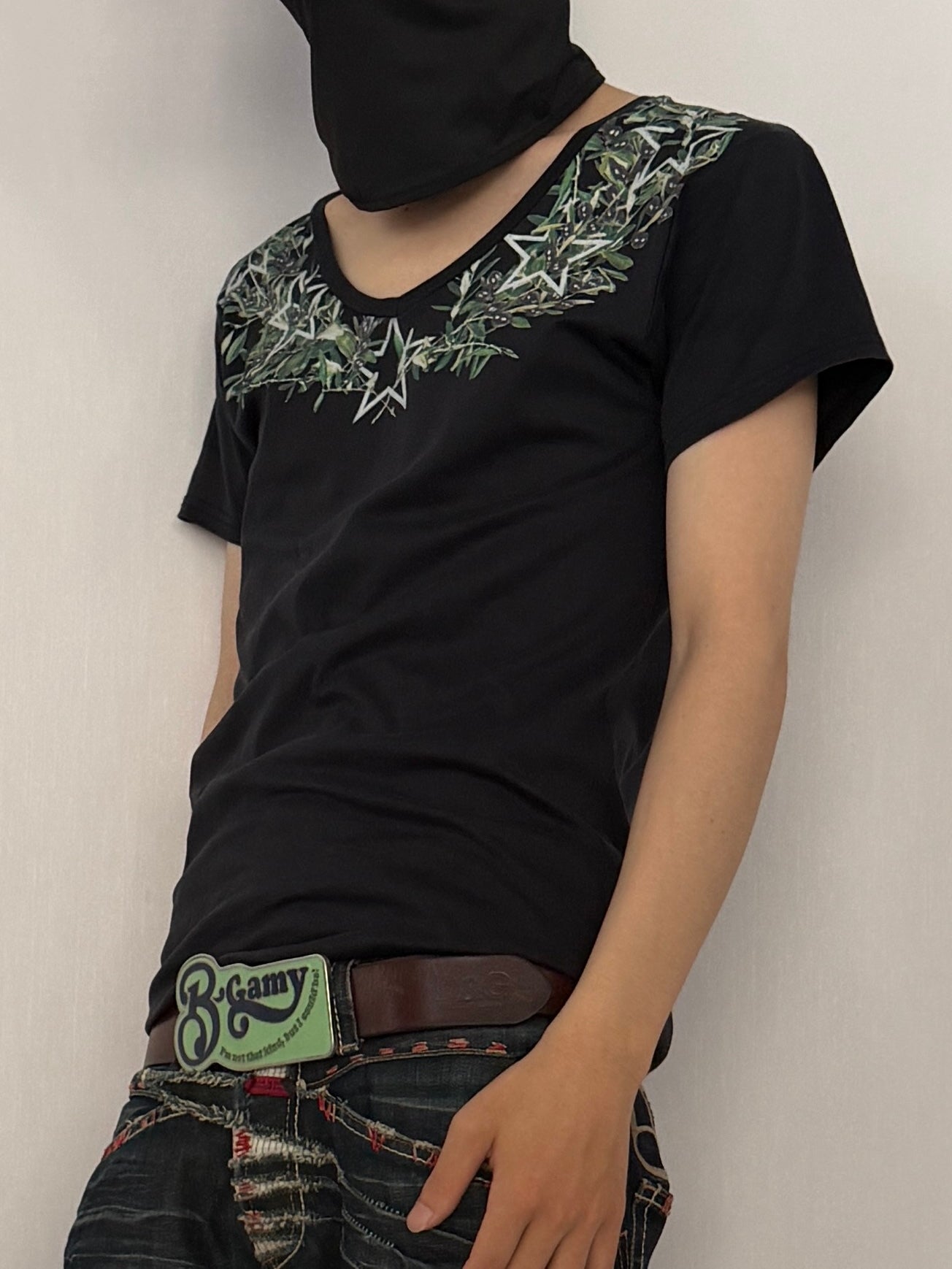 Yoshio kubo Cotton Design T-Shirt Size 1