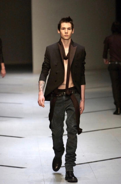 Dior Homme SS03 Mud Waxed Clawmark Jeans