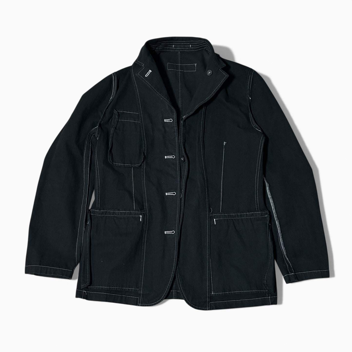 Comme des Garcons 03SS HOMME Cuba Cotton Jacket Black Size S
