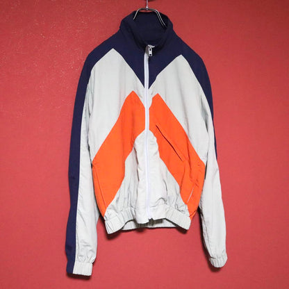 Kenzo Colorblock Logo Nylon Zip Jacket Size S
