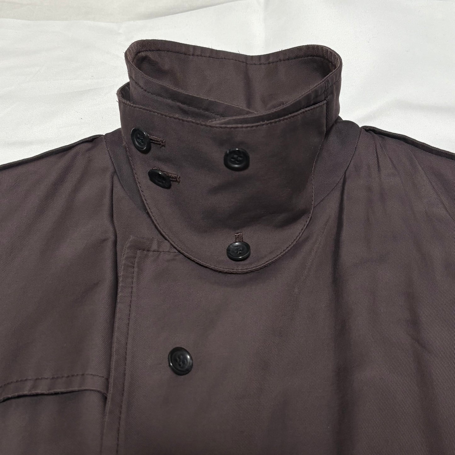 N.HOLLYWOOD Bordeaux Belted Trench Coat Size S