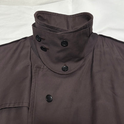 N.HOLLYWOOD Bordeaux Belted Trench Coat Size S
