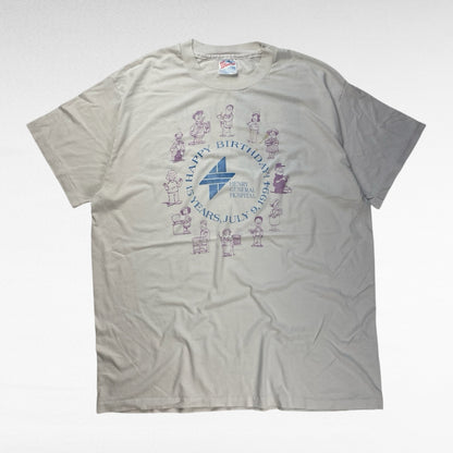Hanes 90s Short Sleeve T-Shirt White Size XL