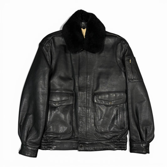 Vintage Cowhide G-1 Type Flight Leather Jacket Size M