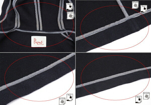 Papas Embroidered Logo Wool Duffel Coat Navy Size M