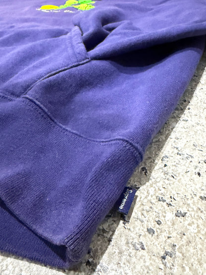 Supreme Don't Care Hooded Sweatshirt Purple Size M