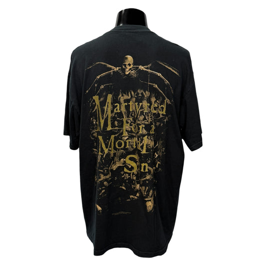 CRADLE OF FILTH 90s/00s Vintage Graphic T-Shirt Size XL