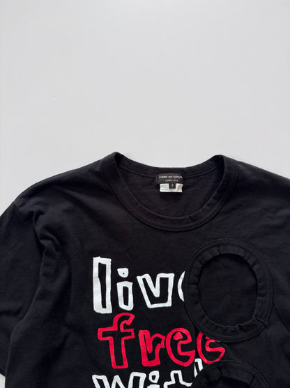 Comme des Garcons Homme Plus Black T-Shirt Size S