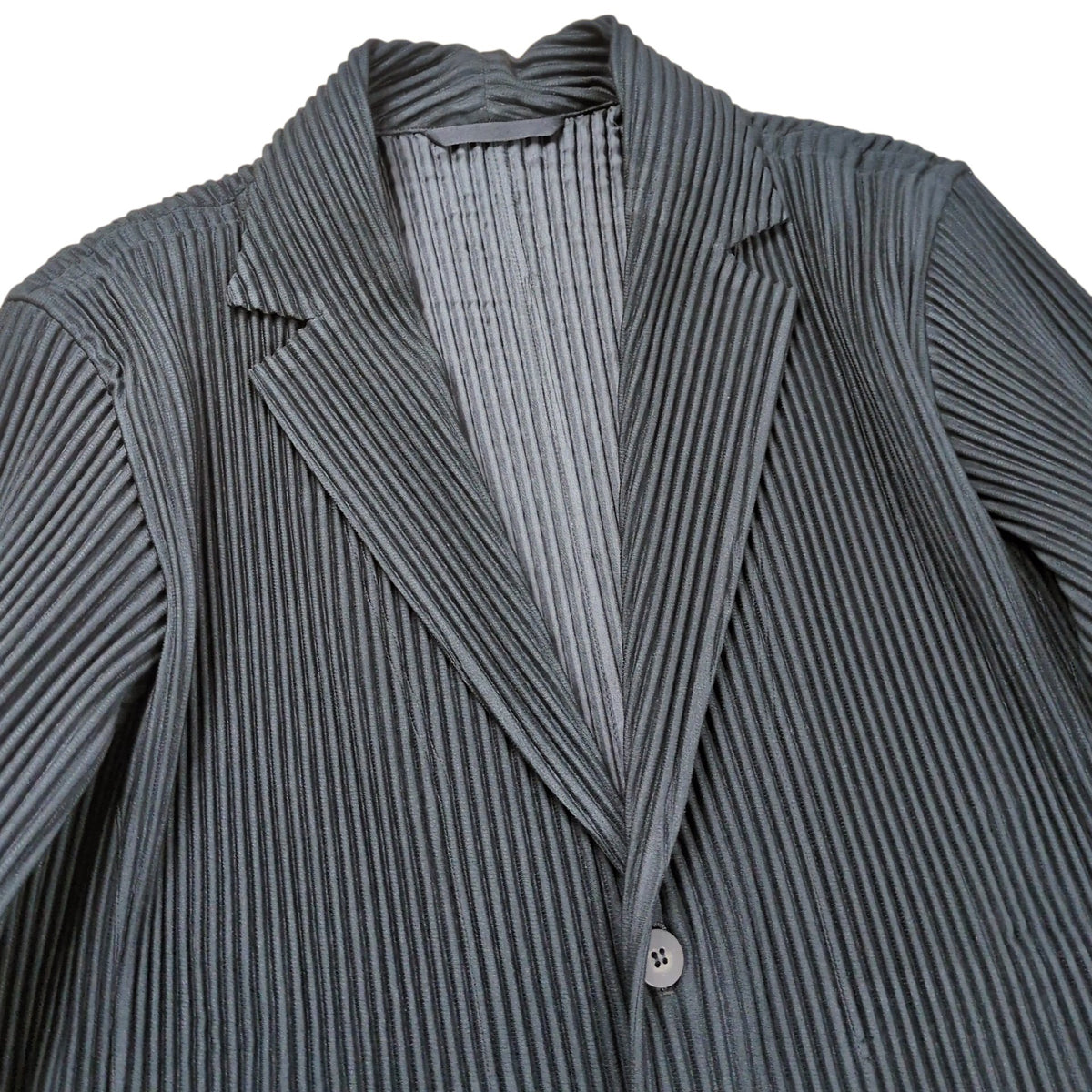 HOMME PLISSE ISSEY MIYAKE Pleated Tailored Jacket Size 2