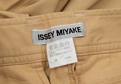 ISSEY MIYAKE Cotton Pants Beige Size 1