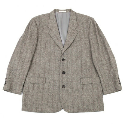 Papas ARLING Wool Stripe Herringbone Jacket Gray Size M