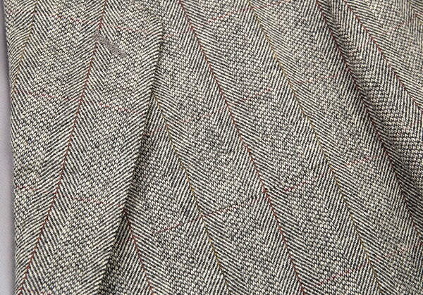 Papas ARLING Wool Stripe Herringbone Jacket Gray Size M