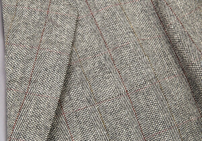 Papas ARLING Wool Stripe Herringbone Jacket Gray Size M