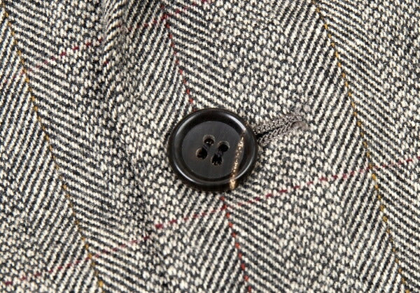 Papas ARLING Wool Stripe Herringbone Jacket Gray Size M