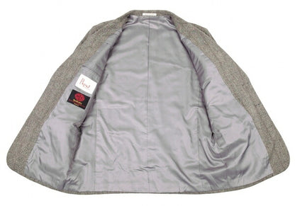 Papas ARLING Wool Stripe Herringbone Jacket Gray Size M
