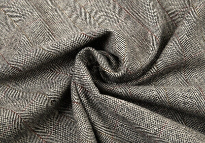Papas ARLING Wool Stripe Herringbone Jacket Gray Size M