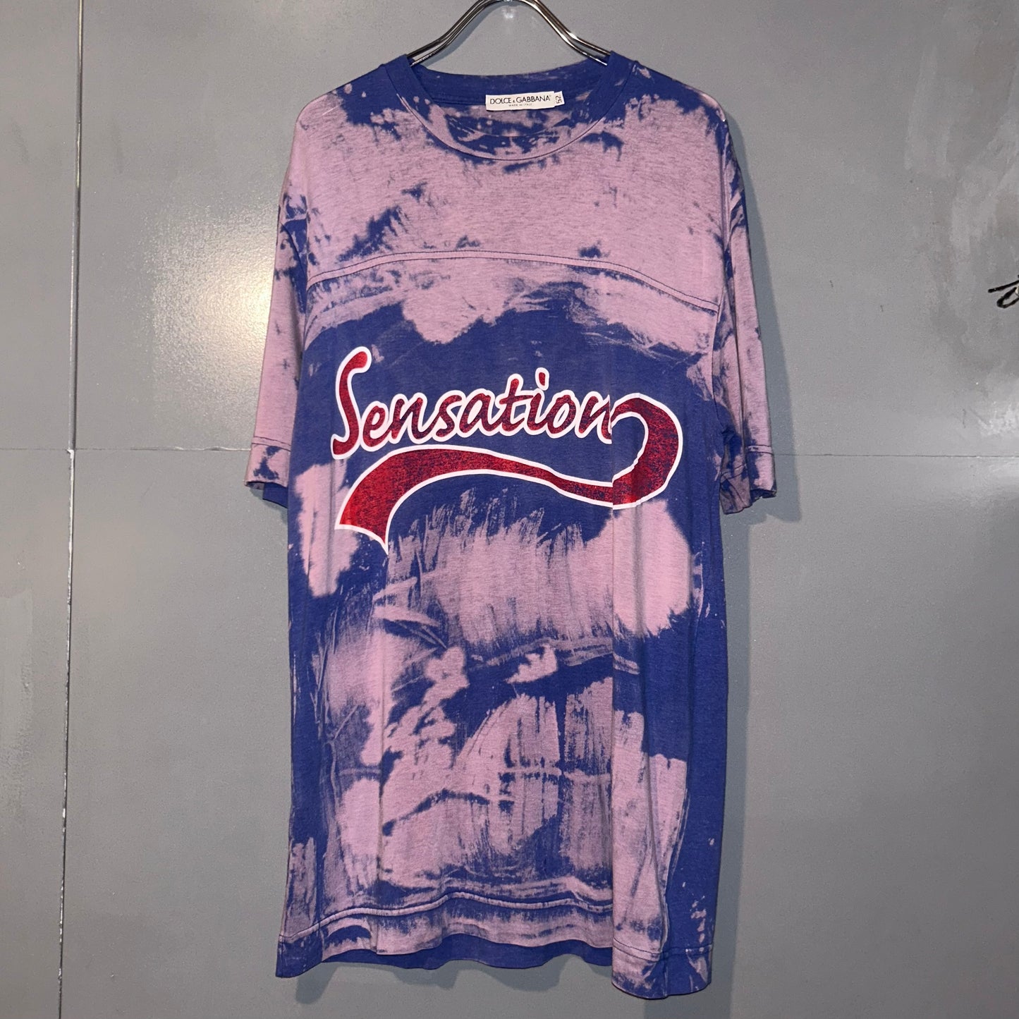 DOLCE&GABBANA Tie Dye T-Shirt Size 52