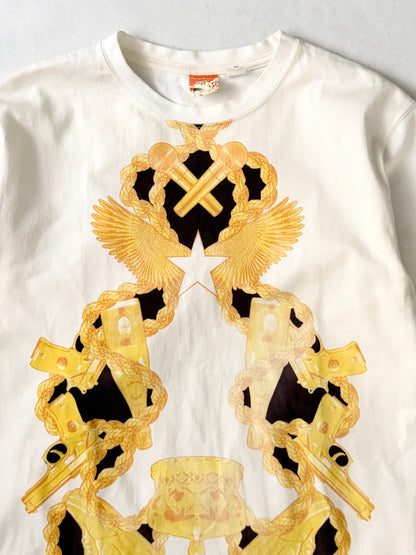 Phenomenon All-over Pattern Cotton T-Shirt Size M