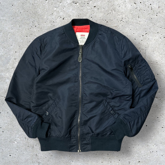 Ma+ supreme '11 MA-1 jacket Blue Size L