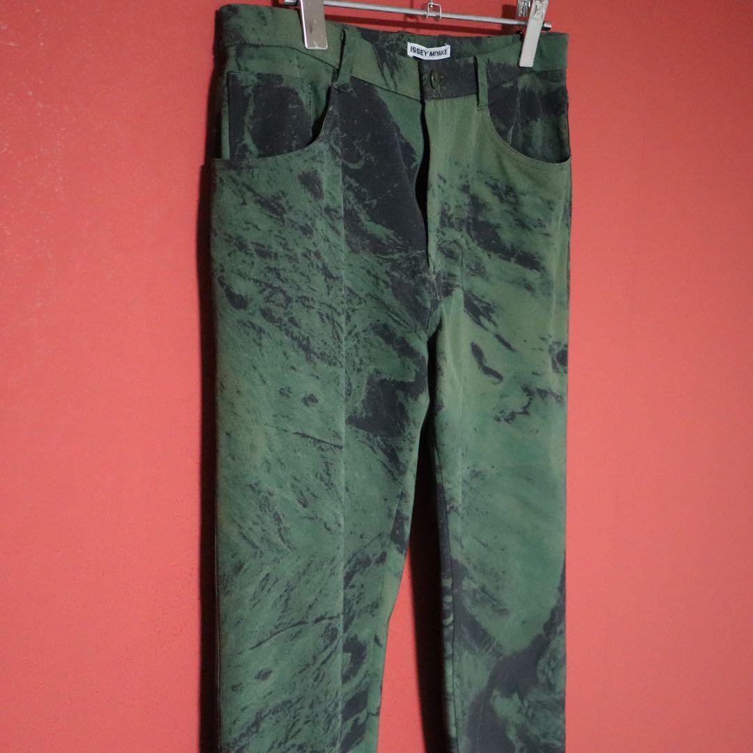 Issey Miyake 99AW Marble Print Pants Size L