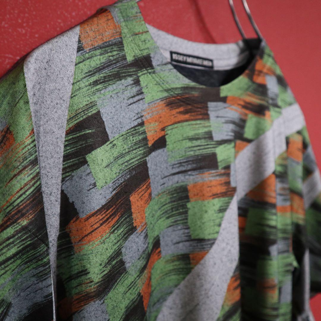 Issey Miyake Asymmetric Diagonal Pleated Pattern Size M