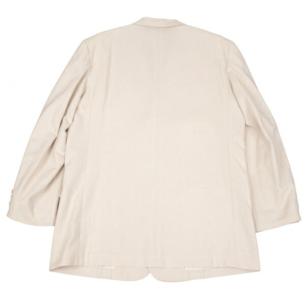Papas Cotton Bamboo Tailored Blazer White Size M