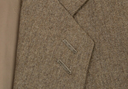 Papas Gouaberu Wool Cashmere Tailored Blazer Mocha Size LA