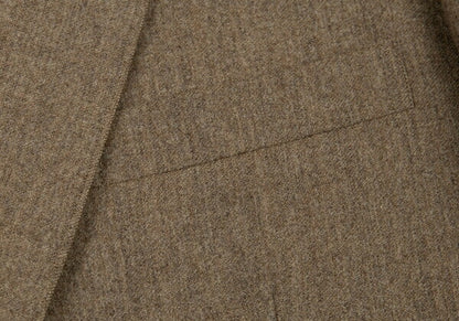 Papas Gouaberu Wool Cashmere Tailored Blazer Mocha Size LA