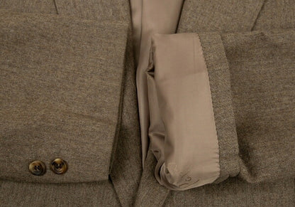 Papas Gouaberu Wool Cashmere Tailored Blazer Mocha Size LA
