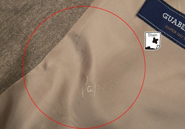 Papas Gouaberu Wool Cashmere Tailored Blazer Mocha Size LA