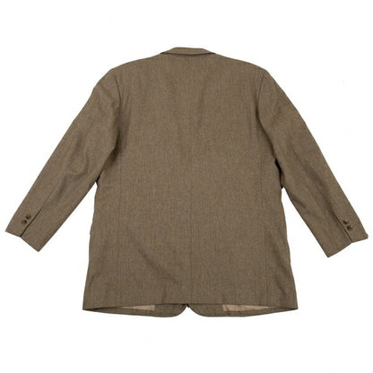 Papas Gouaberu Wool Cashmere Tailored Blazer Mocha Size LA